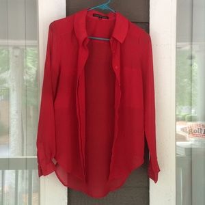 Red blouse